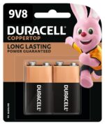 Duracell Coppertop 9V 8 Pack Batteries