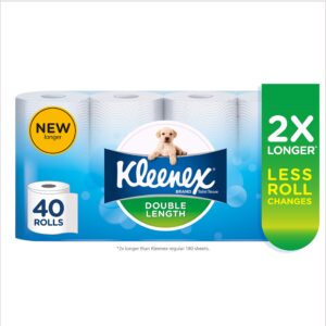 Kleenex Double Length Toilet Paper 40 Count (5x8 Rolls)
