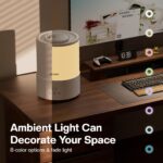 Airelax Humidifier 2.5L Air Humidifier for Bedroom Baby Room Cool Mist Small Humidifier with 360° Dual Nozzles, Top Fill, Quiet Sleep Mode, Auto Shut Off, Humidifier & Oil Diffuser & Night Light - Image 4