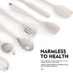 Dishwasher Safe Silicone Cooking Utensils Set - 446°F Heat Resistant Basic Silicone Kitchen - Image 2