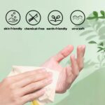 4-Ply Toilet Tissues, Unbleached Bamboo Toilet Paper, 18 Double Length Toilet Rolls, 200 Sheets, Soft, Septic-Safe, Unscented, Fit for Home, Office and School - Image 6